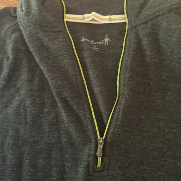 Smartwool men’s large quarter zip Heather gray - Picture 2 of 4